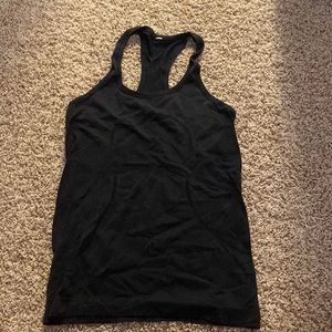 LULULEMON black swiftly tech racer back tank